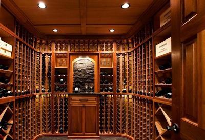 美式最新红酒窖设计效果图